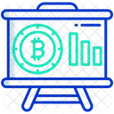 Bitcoin Presentation Presentation Presentation Board Icon