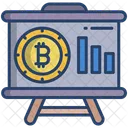 Bitcoin Presentation Presentation Presentation Board Icon
