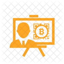 Bitcoin presentation qr code  Icon