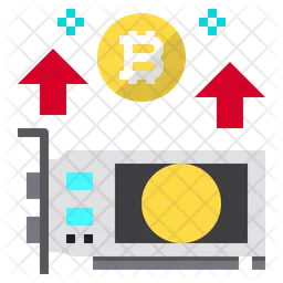 Bitcoin Price Up  Icon