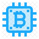 Bitcoin Cryptocurrency Processor Icon