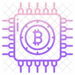 비트코인 프로세서  아이콘