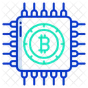 Bitcoin Processor Bitcoin Cryptocurrency Icon