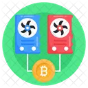 Blockchain Processors Bitcoin Processors Crypto Processors Icon