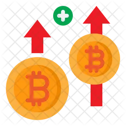 Bitcoin gewinn  Symbol