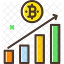 Bar Chart Bitcoin Profit Graph Profit Graph Icon