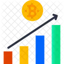 Bar Chart Bitcoin Profit Graph Profit Graph Icon