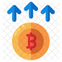 Progresso Do Bitcoin Criptomoeda Criptografia Ícone