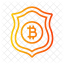 Bitcoin Protected Safety Protection Icon