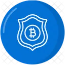 Bitcoin Protected Safety Protection Icon