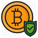 Bitcoin Protect Money Icon