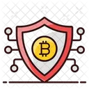 Bitcoin Protection Cryptocurrency Savings Bitcoin Savings Icon