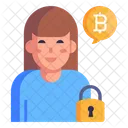 Secure Money Crypto Lock Bitcoin Protection アイコン