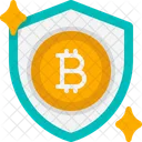 Bitcoin Protection Protection Shield Icon