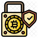 Bitcoin Protection Protection Password Icon