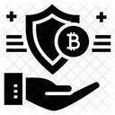 Bitcoin Protection Cryptocurrency Savings Bitcoin Savings Icon
