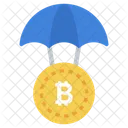 Bitcoin Protection Cryptocurrency Protection Financial Insurance Icon