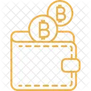 Bitcoin Purse Bitcoin Wallet Bitcoin In Purse Icon