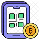 Bitcpin Qr Qr Code Barcode Icon