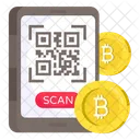 Bitcoin Qr Code Cryptocurrency Crypto Icon