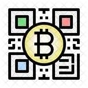 Bitcoin Qr Code Qr Code Cryptocurrency Icon