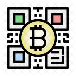 Bitcoin qr code  Icon