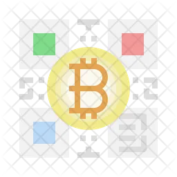 Bitcoin qr code  Icon