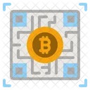 Bitcoin Qr Code  Icon