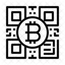 Bitcoin Qr Code Qr Code Cryptocurrency Icon
