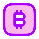 Bitcoin-Quadrat  Symbol