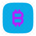 Bitcoin-Quadrat  Symbol