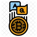 Bitcoin Question Answer  Icon