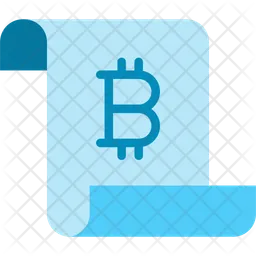 Bitcoin-Quittung  Symbol