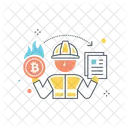 Proof Bitcoin Burn Icon