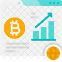 Bitcoin Rate  Icon