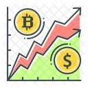Bitcoin Ratio Rate  Icon