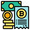 Bitcoin Receipt  Icon