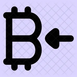 ビットコイン受信  アイコン