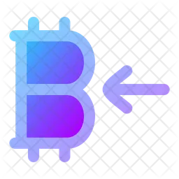 Bitcoin-receive  Icon