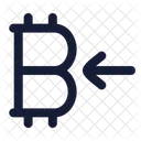 Bitcoin Receive  Icon