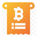 Bitcoin-Rechnung  Symbol