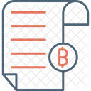 Bitcoin-Rechnung  Symbol