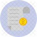 Bitcoin-Rechnung  Symbol