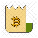 Bitcoin-Rechnung  Icon