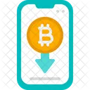 Bitcoin Recieved Recieved Received Icon