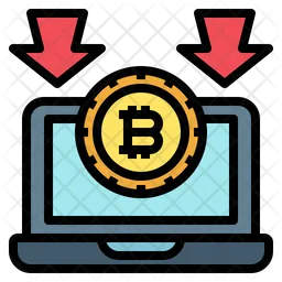 Bitcoin Reduce  Icon