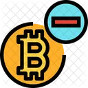 Reducir bitcoin  Icono