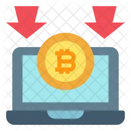 Reducir bitcoin  Icono