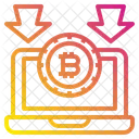 Bitcoin reduzieren  Symbol