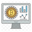 Bitcoin Report Cryptocurrency Icon